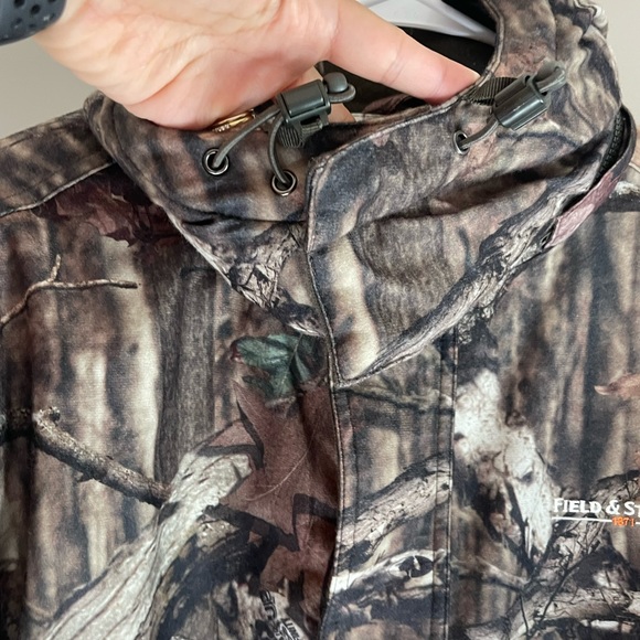 Field & Stream Real Tree Camouflage Hunting Outdoor Jacket with Hood Men Medium - Picture 10 of 14